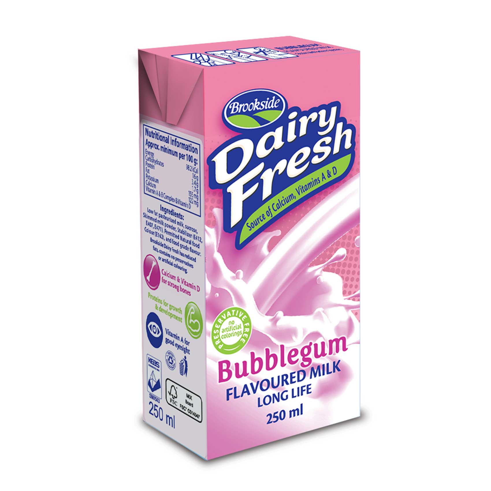 B/SIDE D/FRESH BUBBLE GUM 250ML
