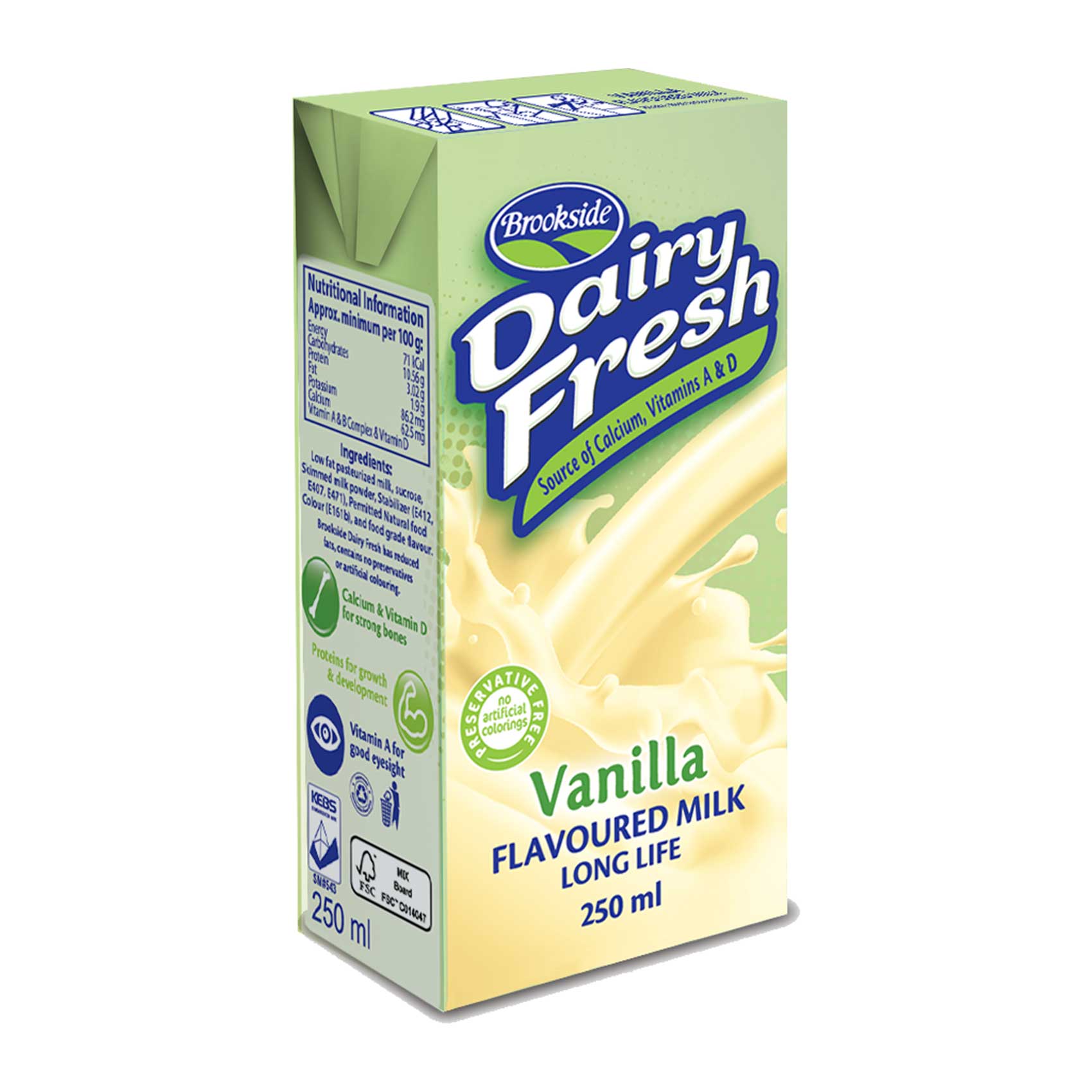 B/SIDE D/FRESH VANILLA 250ML