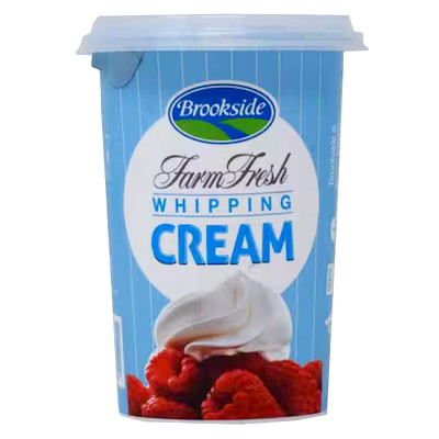 B/SIDE WHIPPING CREAM 420ML/400ML CUP