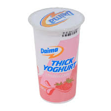 YOGHURT DAIMA STRAWBERRY 250ML CUP