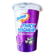 DAIMA THICK YOGHURT B/CURRANT 500ML CUP