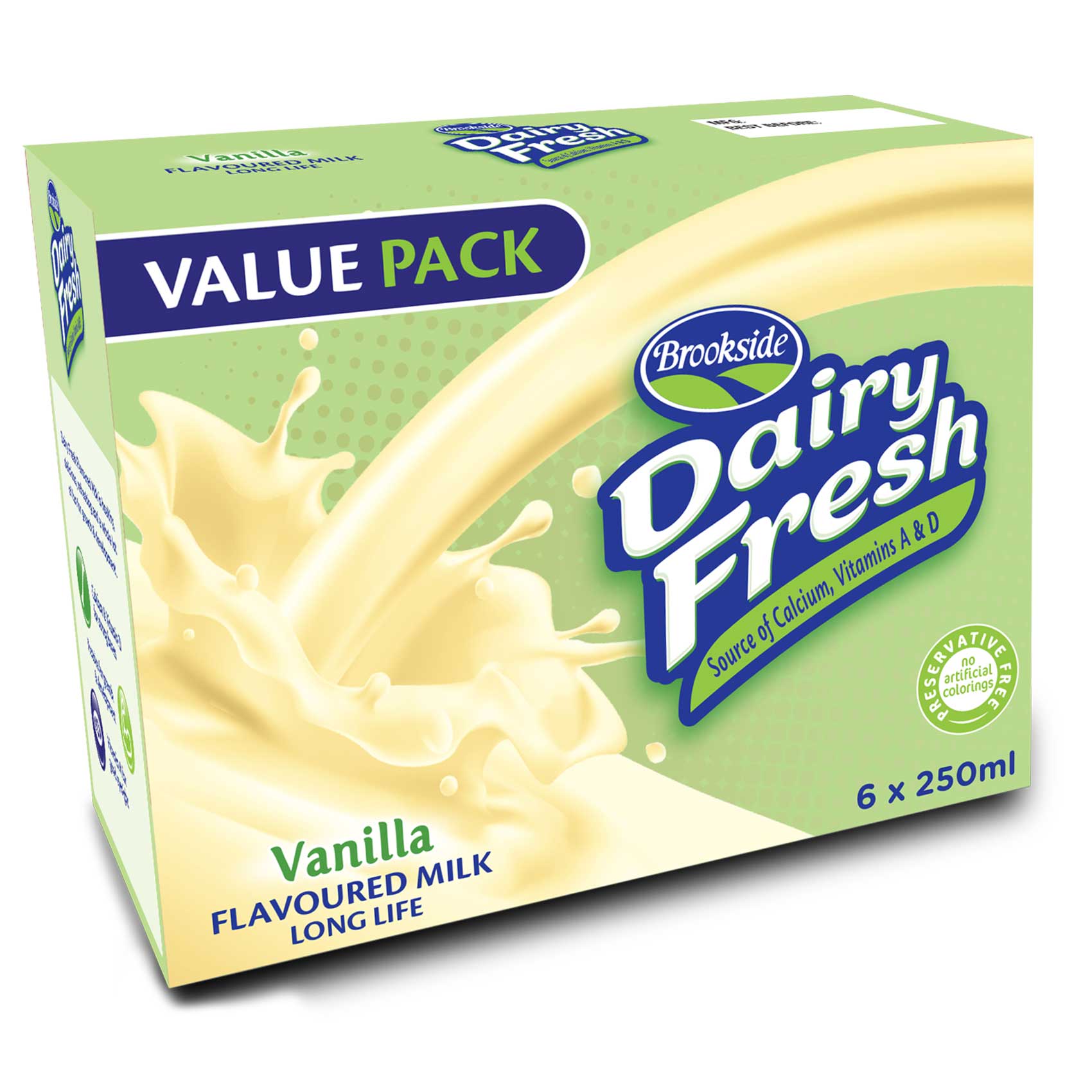 B/SIDE D/FRESH 6*250ML VANILLA