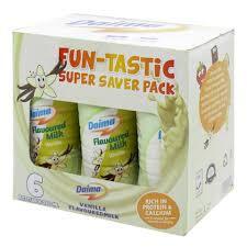 DAIMA FLAV MILK VAN 6*250ML PL BTL