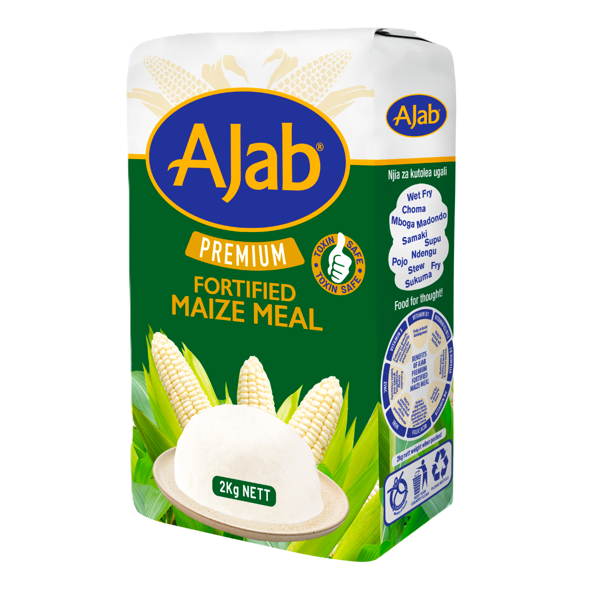 AJAB PREM MAIZE MEAL 2KG