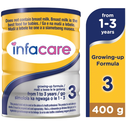 INFACARE 3 INFANT FORMULA (1-3Y) 400G TIN