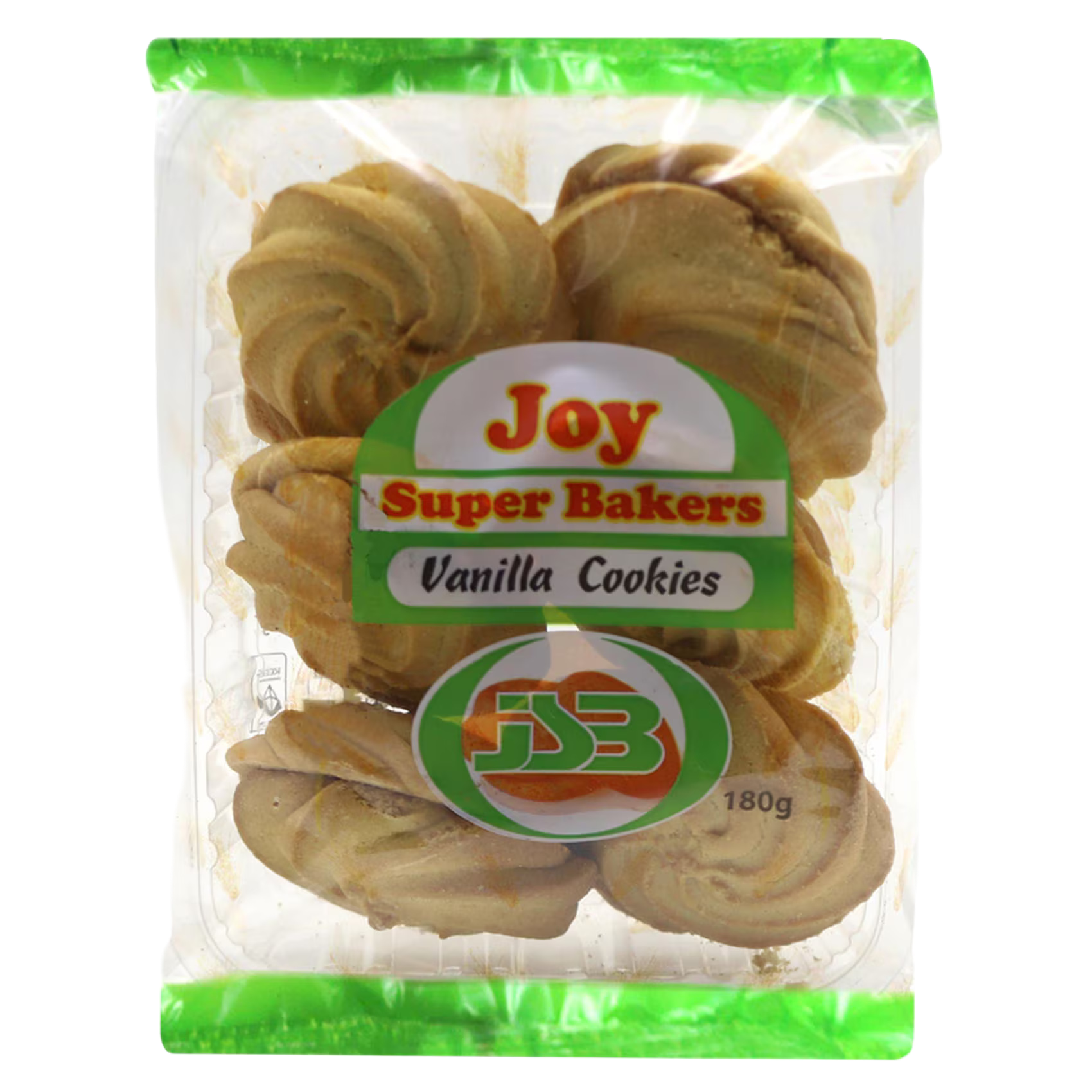 VANILLA COOKIES 180G J/SUPER