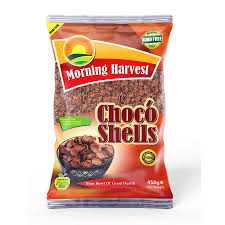 M/HARVEST CHOCO SHELLS 450G V/P