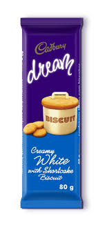 CADBURY DREAM BAR 80G W/BISC