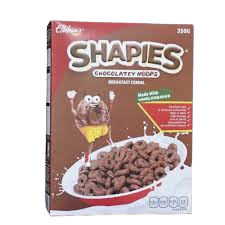 ELBINS SHAPIES CHOCO HOOPS 350G