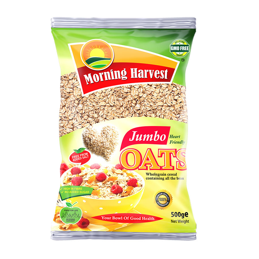 M/HARVEST JUMBO OAT 500G POUCH