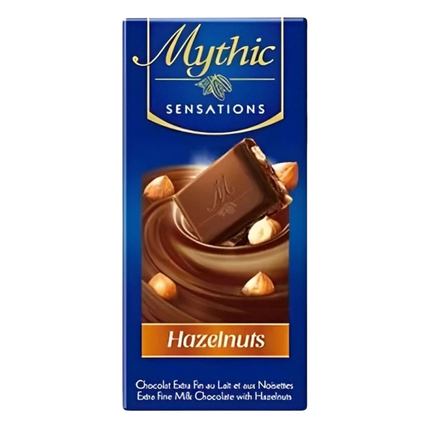 MYTHIC SENS HAZELNUT CHOC BARS 30G
