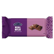 D/LAND REAL MILK CHOC BAR 40G