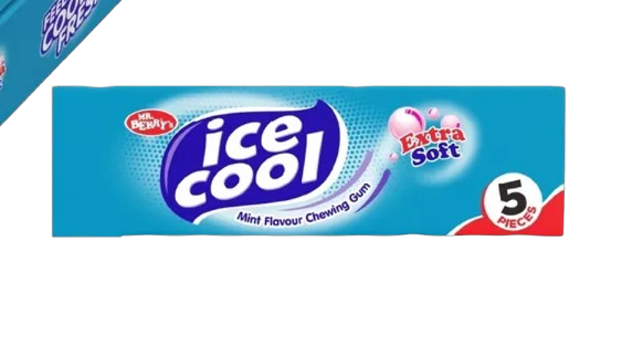ICE COOL MINT CHEWING GUM 5PC