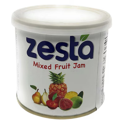 ZESTA MIXED FRUIT JAM 300G EOT
