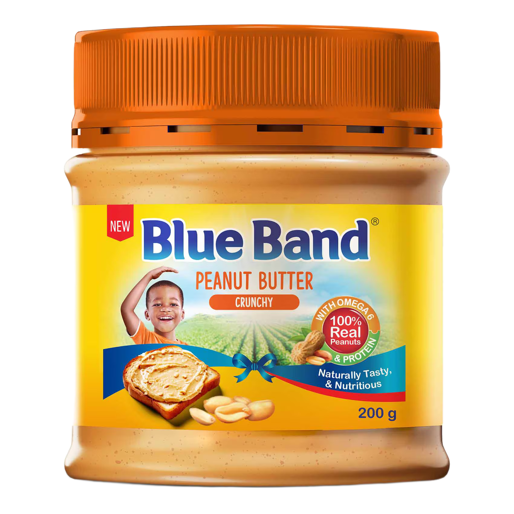 BLUE BAND PEANUT BUTTER 200G CRUNCHY