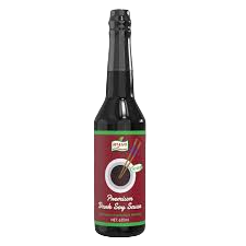 ARYUVA PREM DARK SOY SAUCE 625ML GL BTL