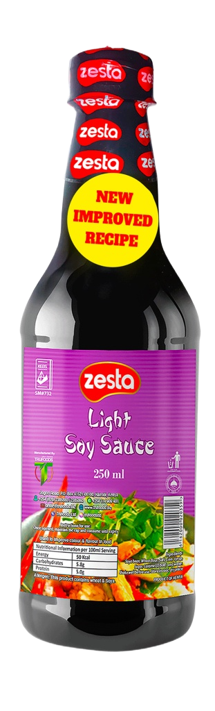 ZESTA LIGHT SOY SAUCE 250G PET