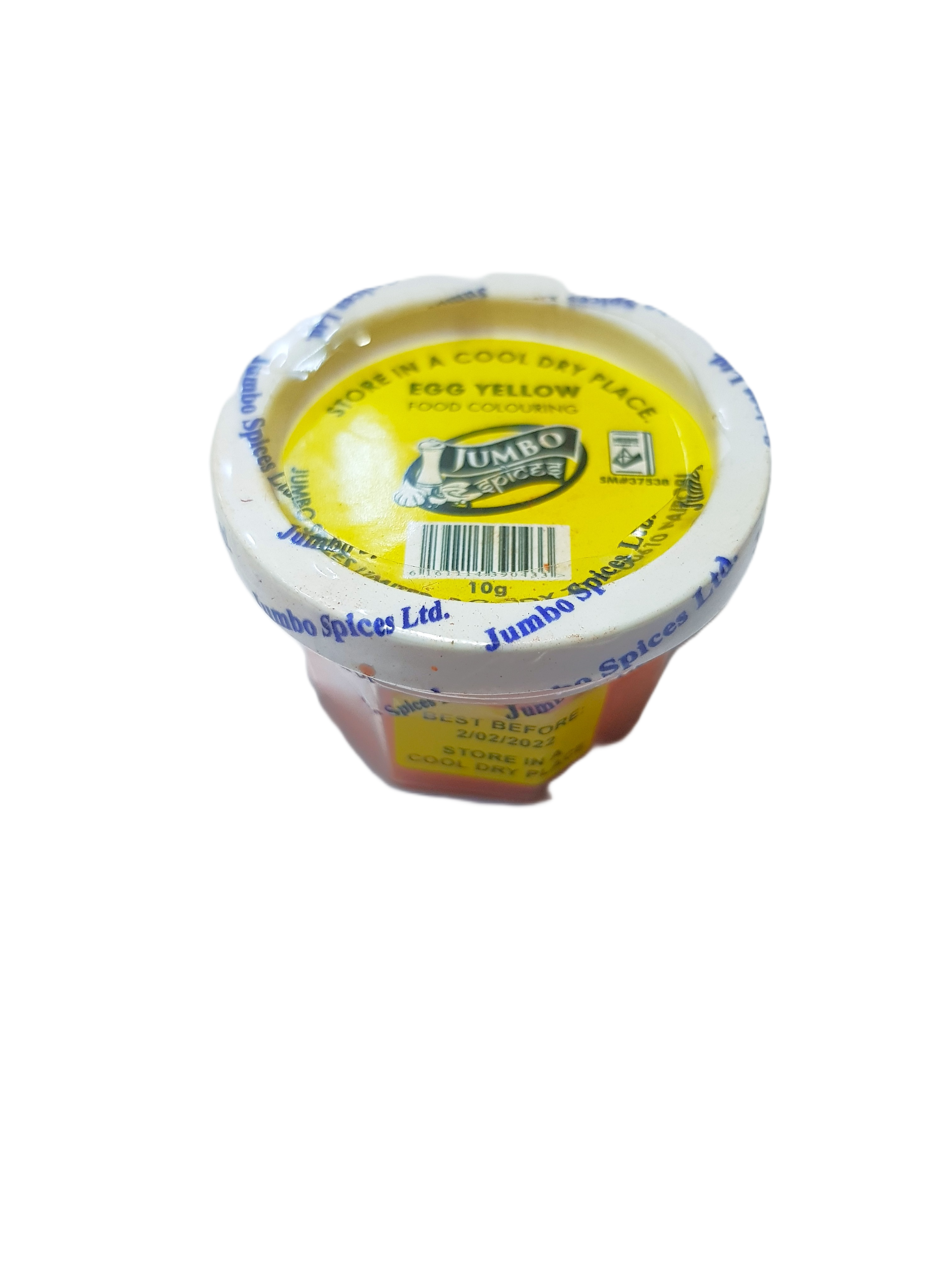 FOOD COLOUR EGG YELLOW 10G JUMBO