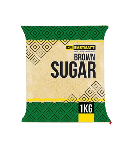 EASTMATT BRANDED SUGAR 1KG BROWN