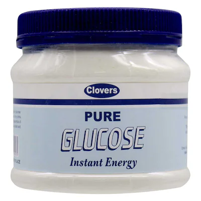 CLOVERS PURE GLUCOSE 250G JAR