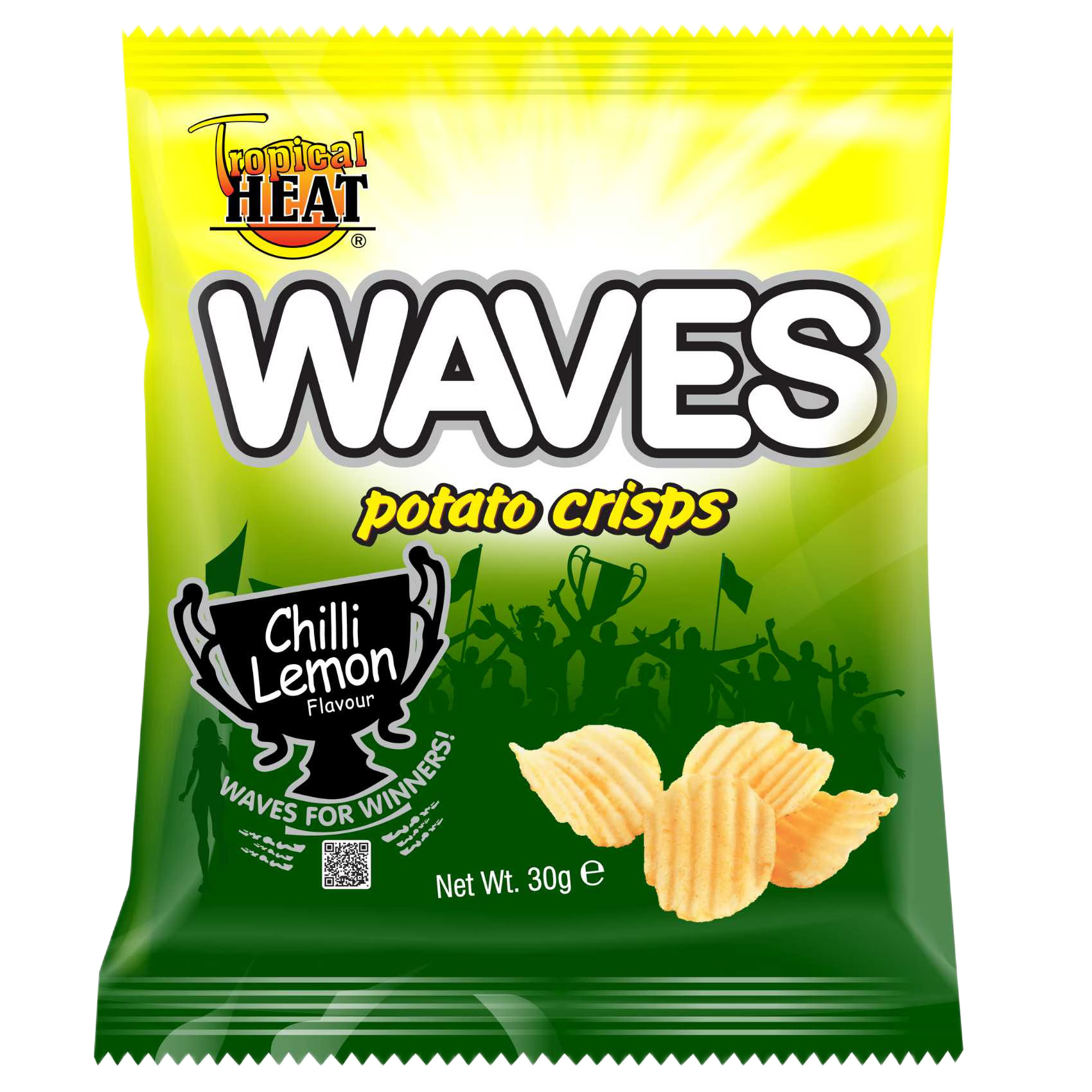 CRISPS WAVE CHILLI LEMON 30G DEEPA