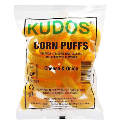 KUDOS CHEESE & ONION 100G