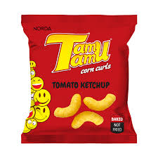 TAMU TAMU TOMATO KETCHUP CORN CURLS 25G