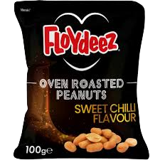 FLOYDEEZ ROASTED P/NUT S/CHILLI 100G