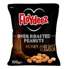 FLOYDEEZ R/STED P/NUT HONEY & SALT 100G