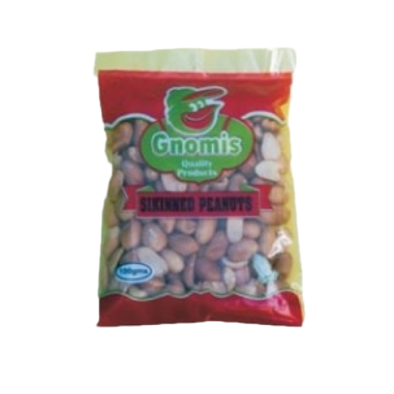 GNOMIS SKINNED PEANUTS 100G ROASTED