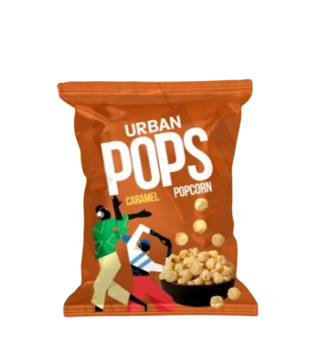 URBAN POPS POPCORN CARAMEL 60G
