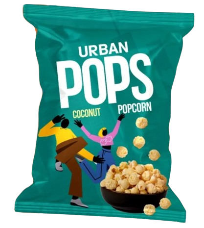 URBAN POPS POPCORN COCONUT 60G