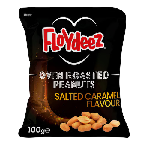 FLOYDEEZ COATED PEANUTS CARAMEL 100G