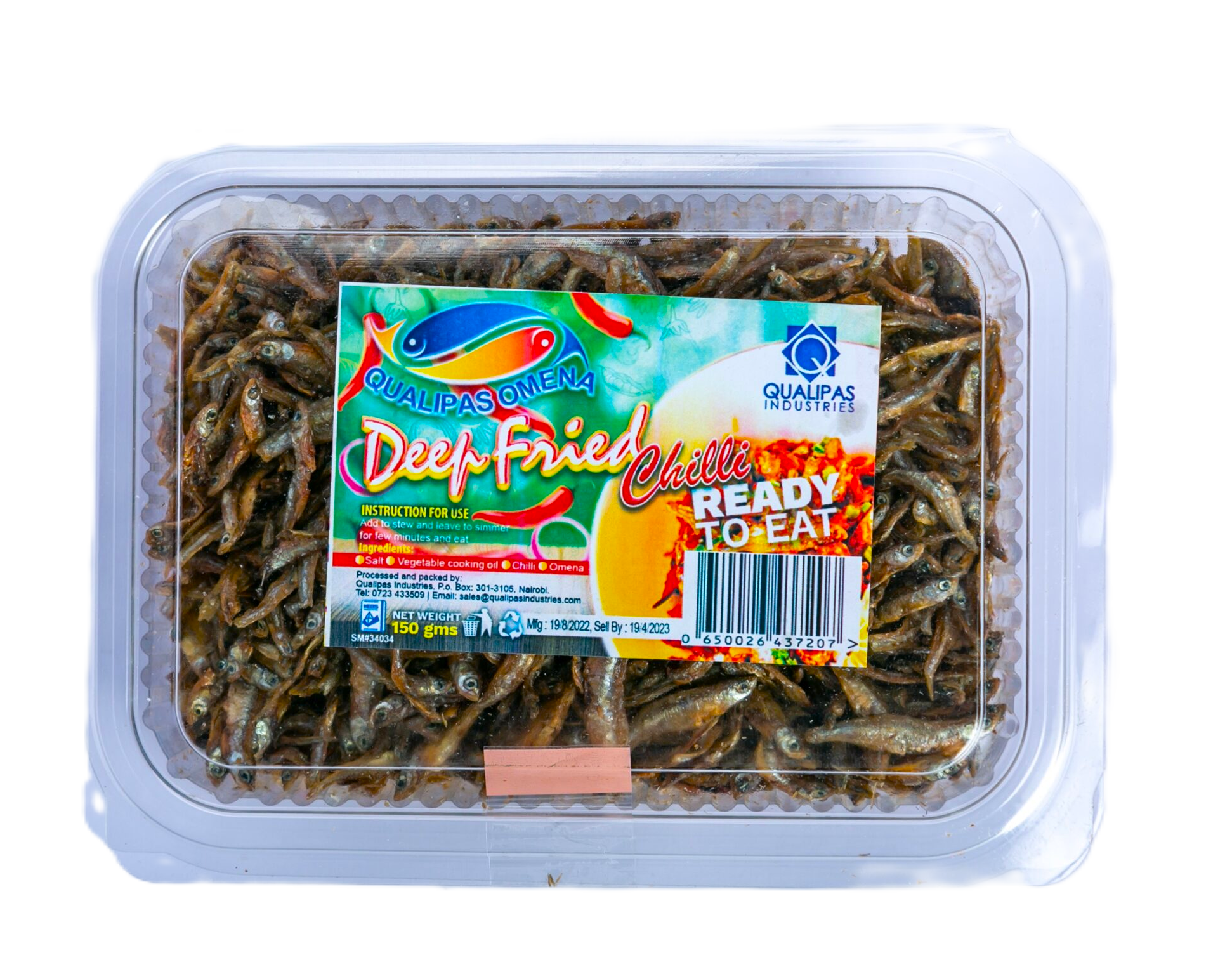 QUALIPAS OMENA DP-FRIED SPICED 150G