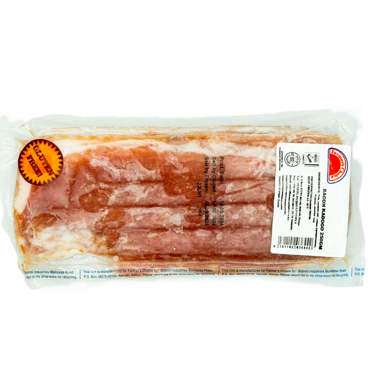 KADOGO COLLAR BACON 250G F/CHOICE