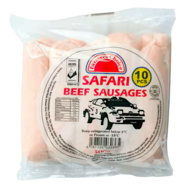 BEEF SAUSAGES (SAFARI KADOGO) 250G F/CHOICE
