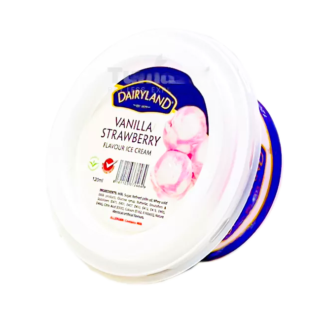 D/LAND ICE CREAM VAN STRAW 120ML CUP