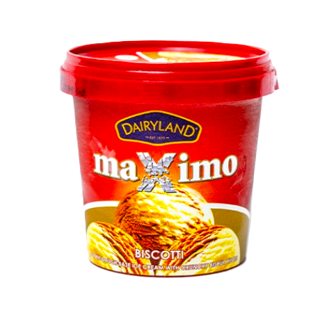 D/LAND ICE CREAM MAXIMO BISCOTTI 175ML