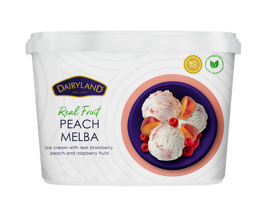 D/LAND ICE CREAM R/FRUIT PEACH MELBA 500ML