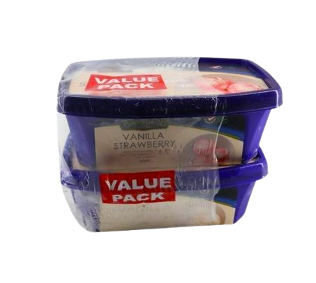D/LAND ICE CREAM VANILLA 800ML/V-STRAW 800ML V/PACK