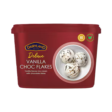 D/LAND ICE CREAM DELUXE VAN & CHOC FLAKES 500ML