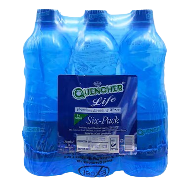 QUENCHER LIFE WATER 500ML SIX PACK
