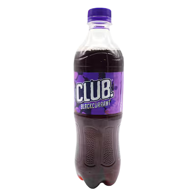 CLUB SODA BLACKCURRANT 500ML PET