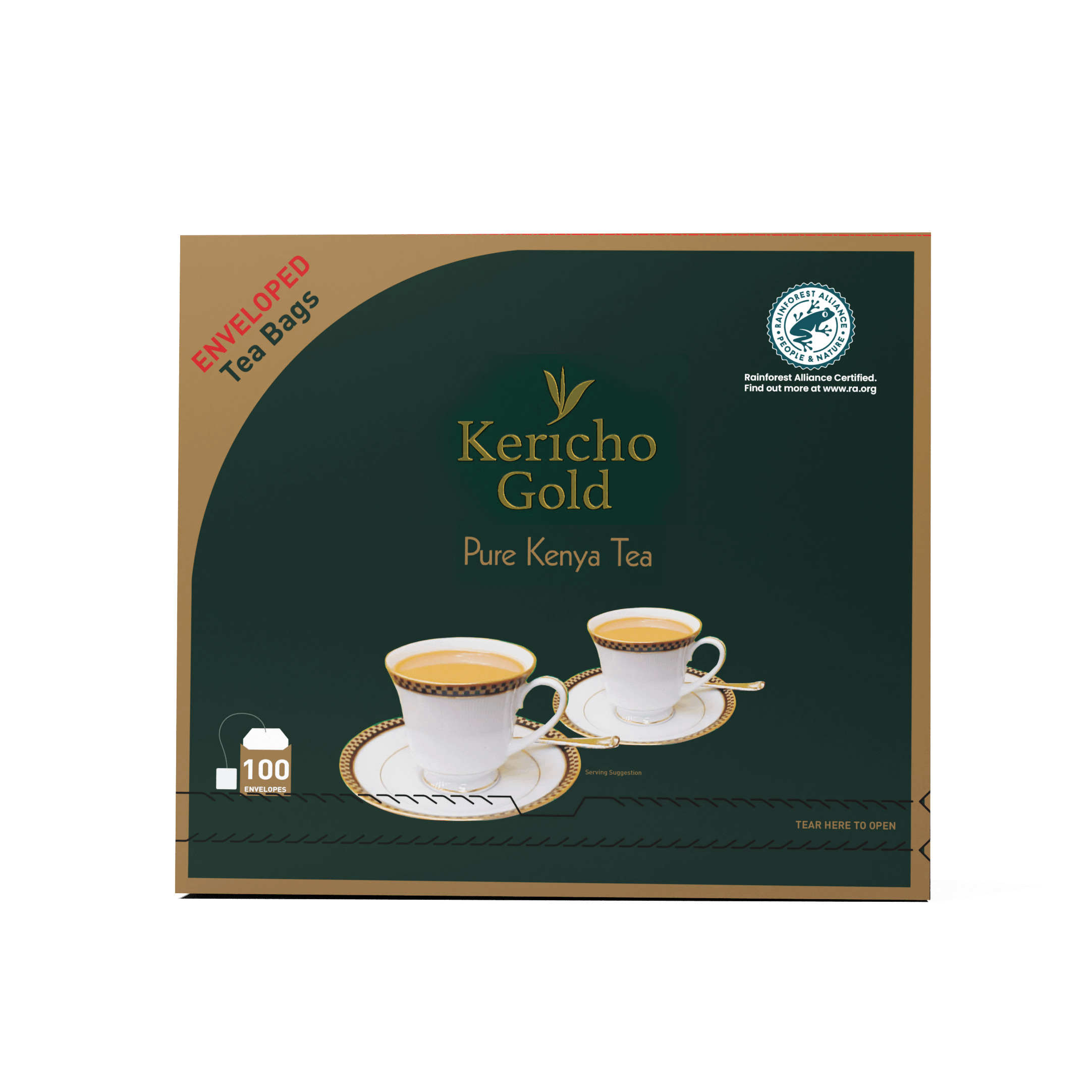 KERICHO GOLD PURE TB 100S ENVELOPE