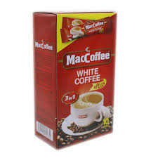 MAC COFFEE 3IN1 PLUS WHT COFFEE 180G PKT 