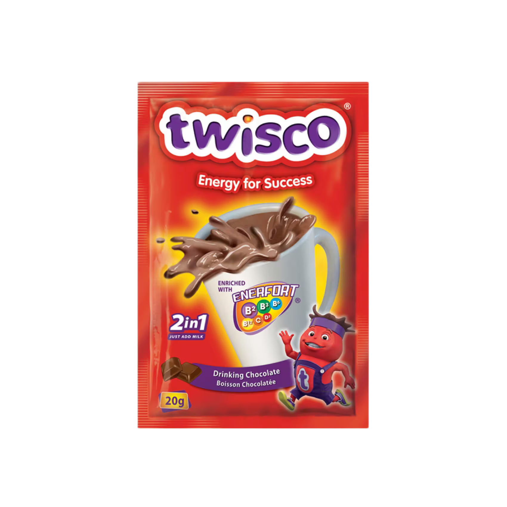 TWISCO DRINKING CHOCOLATE 2IN1 20G