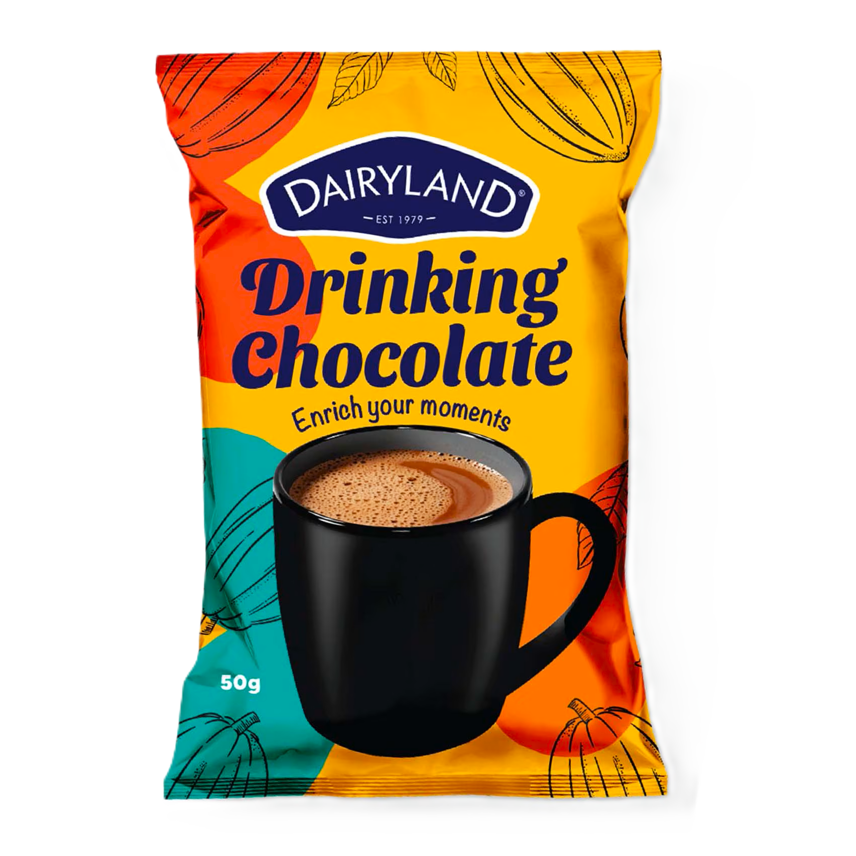 D/LAND DRINKING CHOCOLATE 50G SAT