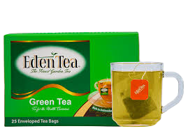 EDEN TEA GREEN T/BAGS 25S ENV 