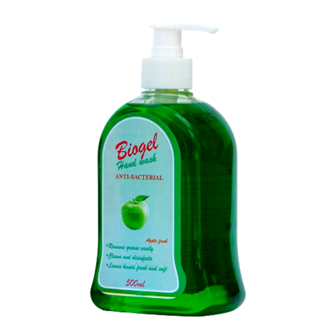 BIOGEL ANTIBAC H/WASH 500ML APPLE FRESH
