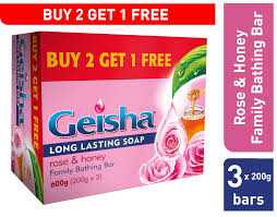 GEISHA PINK ROSE 3X200G (600G) V/PACK